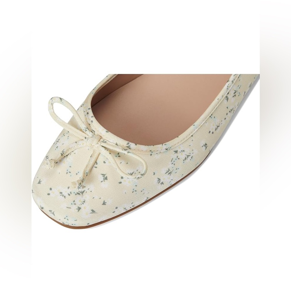 Cole Haan Butter Yellow Floral Flats